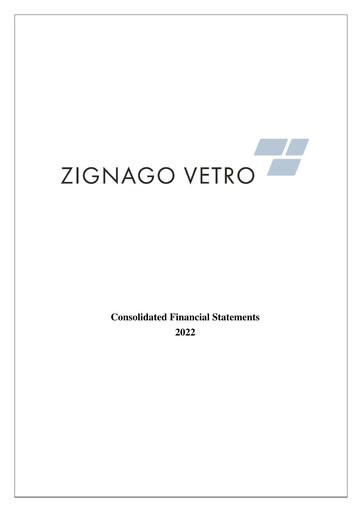 Thumbnail Zignago Vetro Financial Report 2022