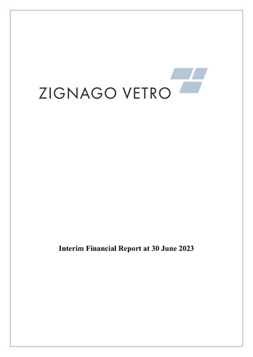 Thumbnail Zignago Vetro Financial Report 2023-h1