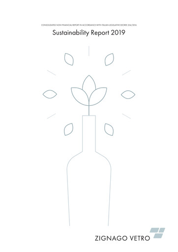 Thumbnail Zignago Vetro Sustainability Report 2019