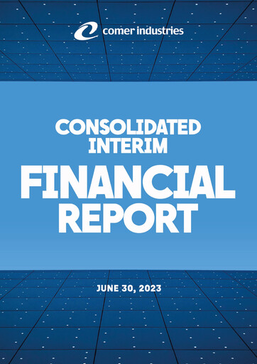 Thumbnail Comer Industries Half-year Report 2023-h1