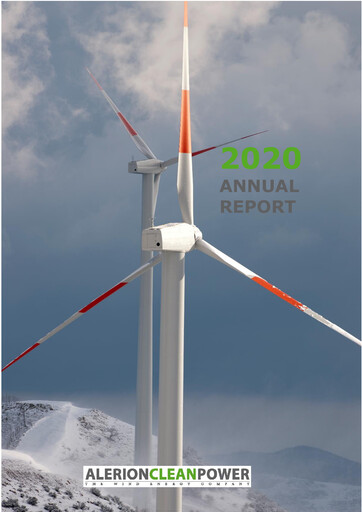 Thumbnail Alerion Clean Power Annual Report 2020