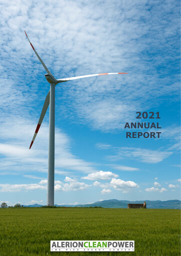 Thumbnail Alerion Clean Power Annual Report 2021