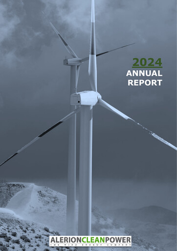 Thumbnail Alerion Clean Power Annual Report 2024