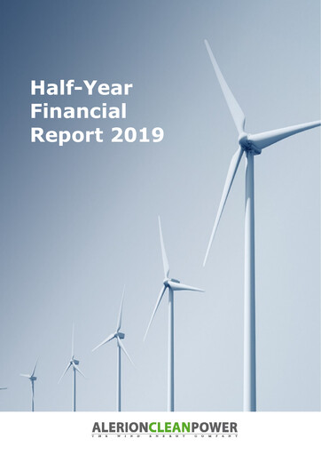 Thumbnail Alerion Clean Power Financial Report 2019-h1
