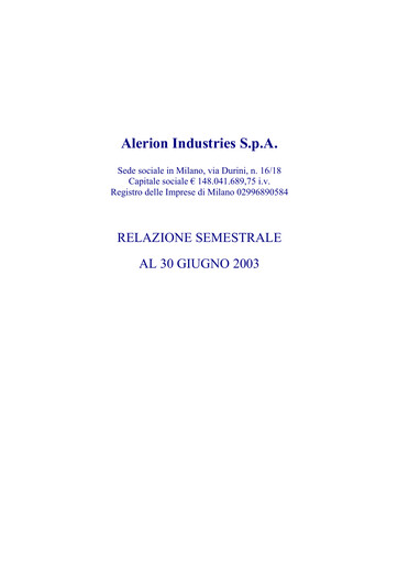 Thumbnail Alerion Clean Power Financial Report 2003-h1