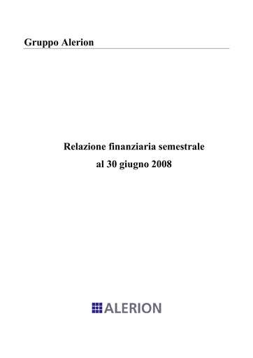 Thumbnail Alerion Clean Power Financial Report 2008-h1
