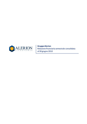 Thumbnail Alerion Clean Power Financial Report 2010-h1