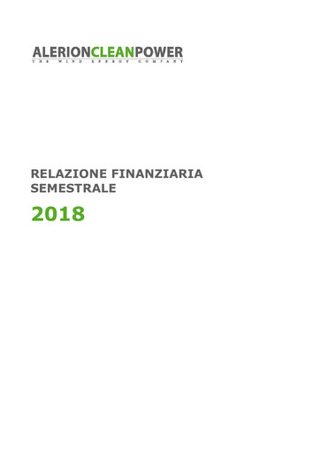 Thumbnail Alerion Clean Power Financial Report 2018-h1