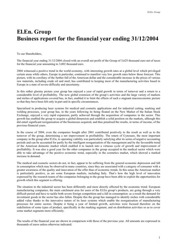 Thumbnail EL.En. S.p.A. (Elen Group) Annual Report 2004