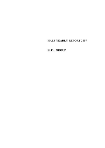 Thumbnail EL.En. S.p.A. (Elen Group) Half-year Report 2007-h1