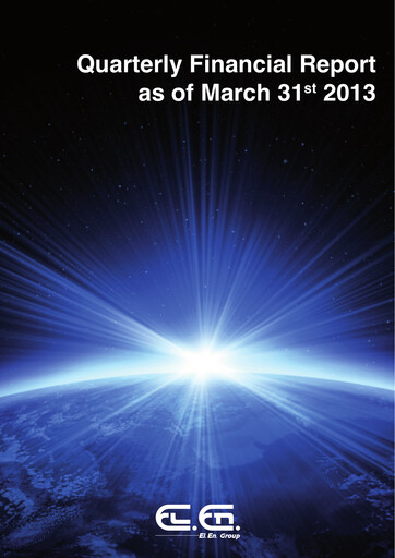 Vorschaubild EL.En. S.p.A. (Elen Group) Quartalsbericht 2013-q1