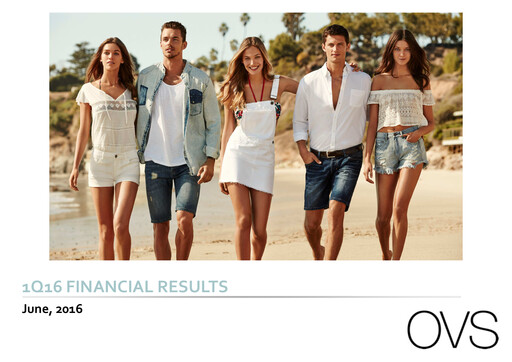 Miniature OVS S.p.A. Rapport trimestriel 2016-q1
