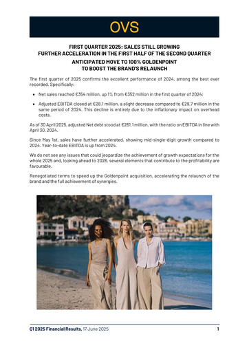 Thumbnail OVS S.p.A. Quarterly Report 2025-q1