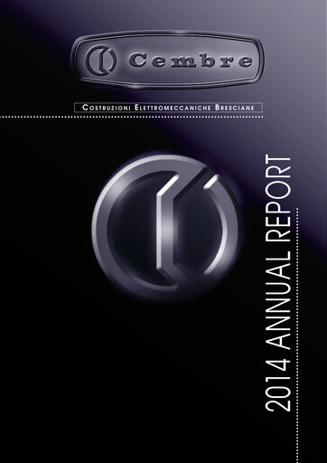 Thumbnail Cembre S.p.A. Annual Report 2014