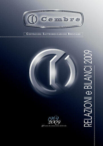 Thumbnail Cembre S.p.A. Annual Report 2009
