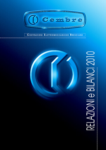 Thumbnail Cembre S.p.A. Annual Report 2010