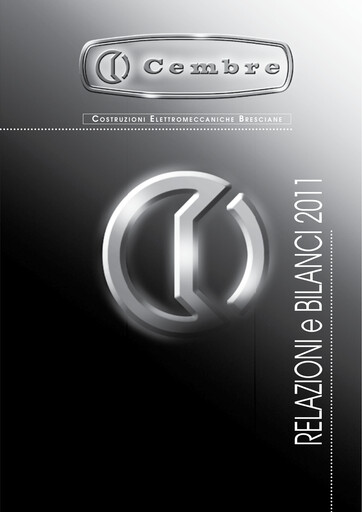 Thumbnail Cembre S.p.A. Annual Report 2011