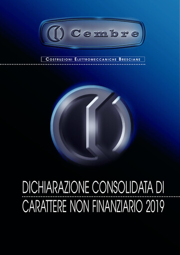 Thumbnail Cembre S.p.A. ESG Report 2019