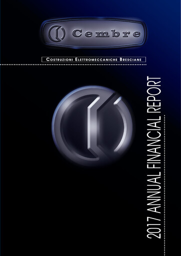 Thumbnail Cembre S.p.A. Financial Report 2017