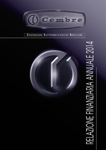 Thumbnail Cembre S.p.A. Financial Report 2014