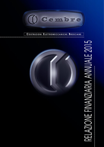 Thumbnail Cembre S.p.A. Financial Report 2015