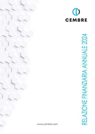 Thumbnail Cembre S.p.A. Financial Report 2024