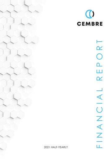 Thumbnail Cembre S.p.A. Half-year Report 2021-h1