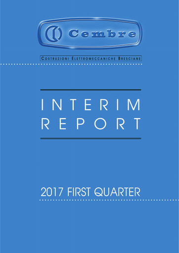 Thumbnail Cembre S.p.A. Quarterly Report 2017-q1