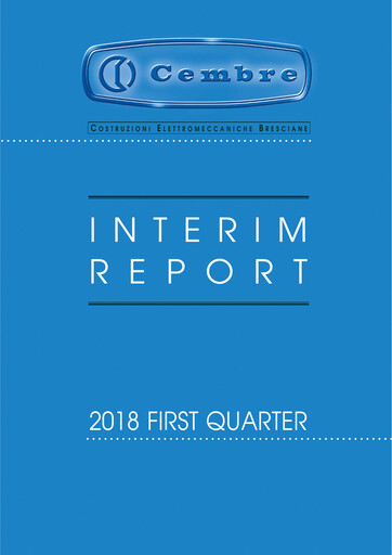 Thumbnail Cembre S.p.A. Quarterly Report 2018-q1