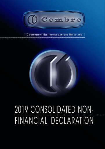 Thumbnail Cembre S.p.A. Sustainability Report 2019
