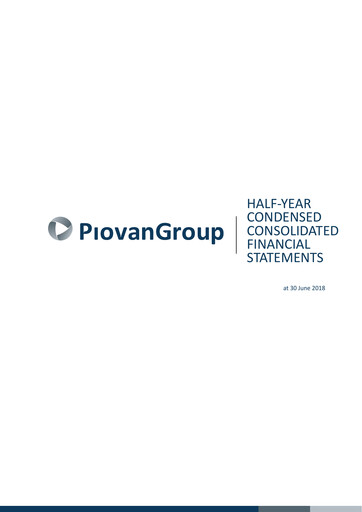 Thumbnail Piovan S.p.A. Half-year Report 2018-h1
