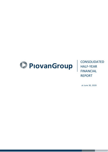 Thumbnail Piovan S.p.A. Half-year Report 2020-h1