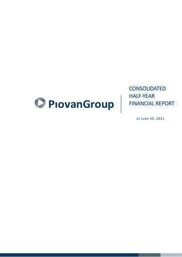 Thumbnail Piovan S.p.A. Half-year Report 2021-h1