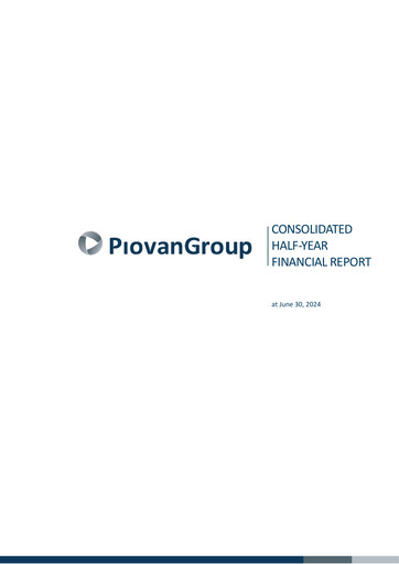 Vorschaubild Piovan S.p.A. Halbjahresbericht 2024-h1