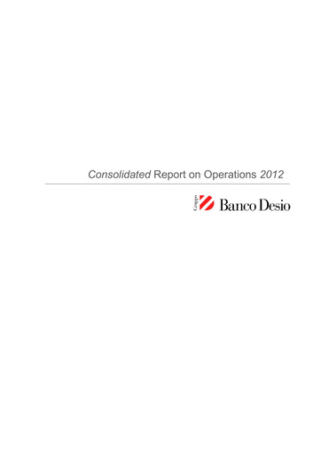 Thumbnail Banco di Desio e della Brianza Annual Report 2012