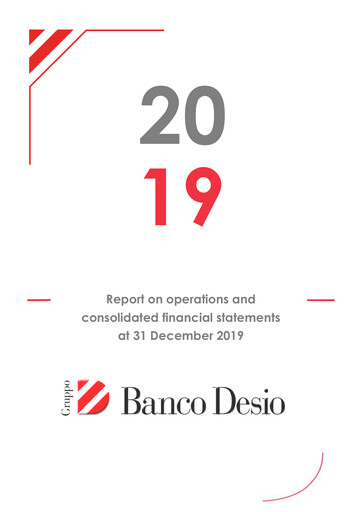 Thumbnail Banco di Desio e della Brianza Financial Statement 2019