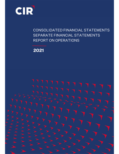 Thumbnail CIR S.p.A. - Compagnie Industriali Riunite Financial Statement 2021