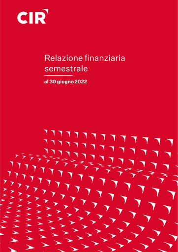 Thumbnail CIR S.p.A. - Compagnie Industriali Riunite Half-year Report 2022-h1
