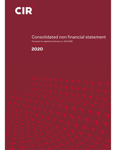 Thumbnail CIR S.p.A. - Compagnie Industriali Riunite Sustainability Report 2020