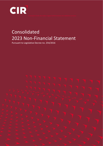 Thumbnail CIR S.p.A. - Compagnie Industriali Riunite Sustainability Report 2023