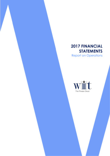 Thumbnail Wiit S.p.A. Financial Statement 2017