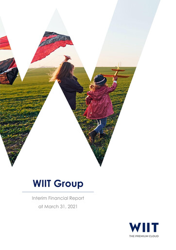 Vorschaubild Wiit S.p.A. Quartalsbericht 2021-q1