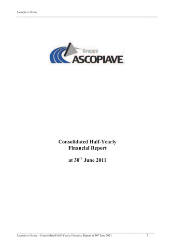 Thumbnail Ascopiave Half-year Report 2011