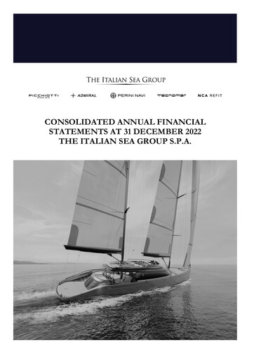 Thumbnail The Italian Sea Group Annual Report 2022