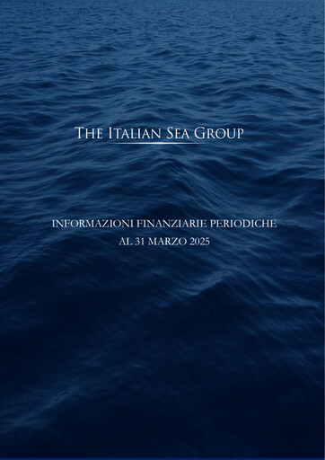 Thumbnail The Italian Sea Group Quarterly Report 2025-q1