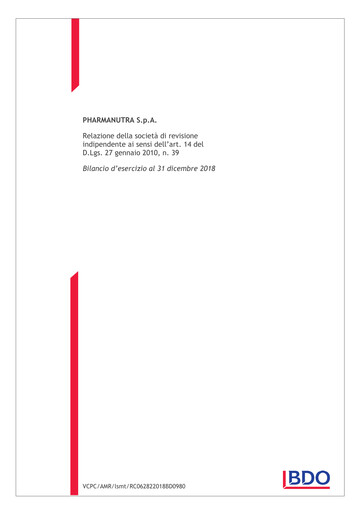 Thumbnail Pharmanutra Financial Statement 2018