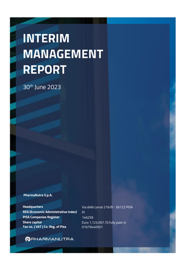 Vorschaubild Pharmanutra Halbjahresbericht 2023-h1