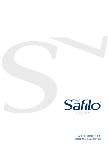 Thumbnail Safilo Group Annual Report 2010
