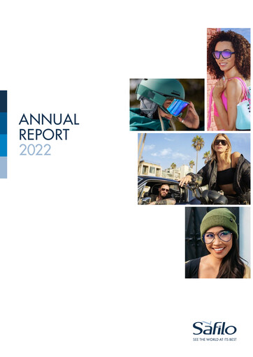 Thumbnail Safilo Group Annual Report 2022