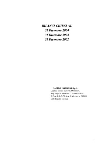 Thumbnail Safilo Group Financial Statement 2002-2004